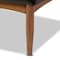 Baxton Studio Arvid Dark Brown Faux Leather Upholstered 4-Piece Wood Dining Nook Set 164-9305-10550-10552 - alternate 7